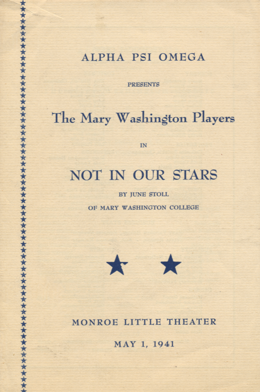 by June Stoll Directed by Harold H. Weiss May 1st, 1941