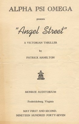 by Patrick Hamilton directed by Rebecca Grigg 